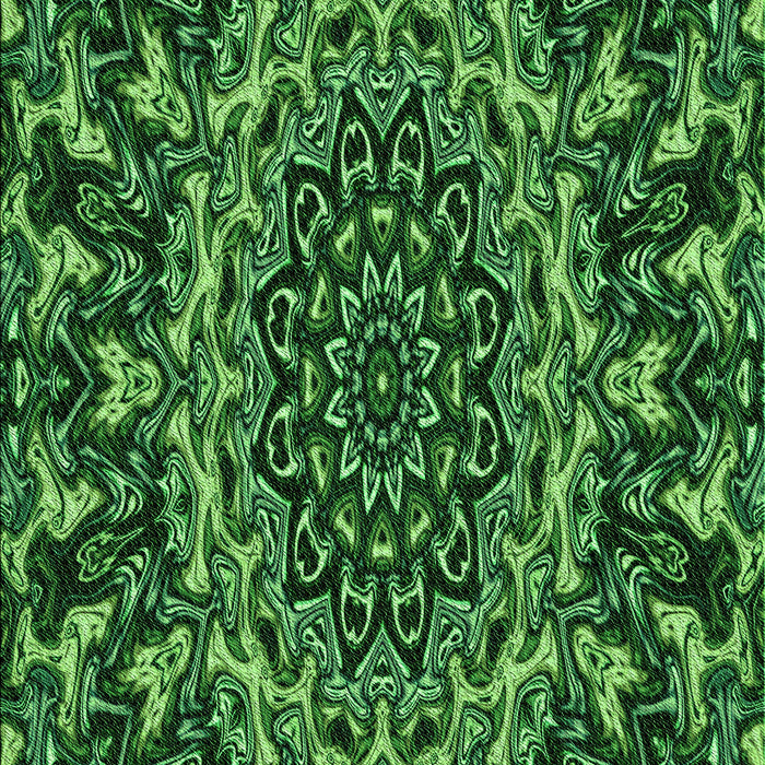 Patterned Deep Emerald Green Rug, pat471grn