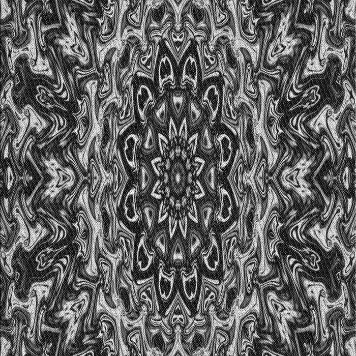 Patterned Charcoal Black Rug, pat471gry