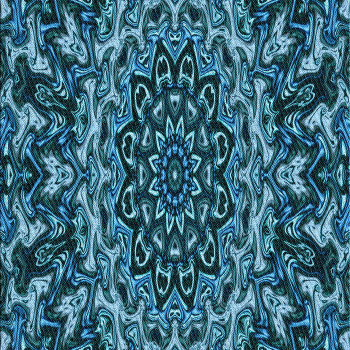 Machine Washable Transitional Blue Rug, wshpat471lblu