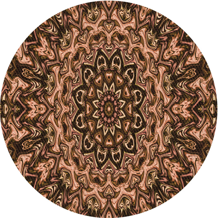 Square Patterned Red Rug, pat471org