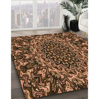 Patterned Red Rug, pat471org