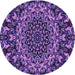 Square Patterned Purple Rug, pat471pur