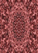 Patterned Dark Red Rug, pat471rd