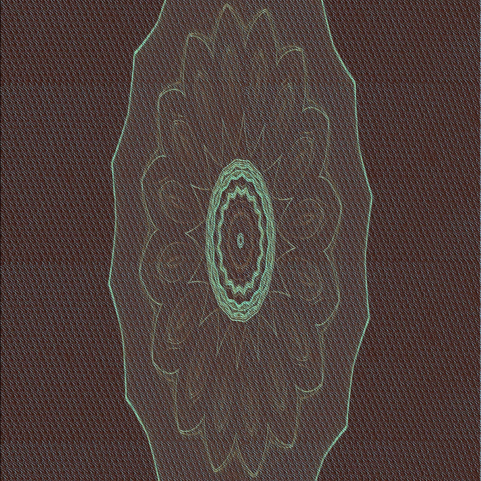 Patterned Red Rug, pat472lblu