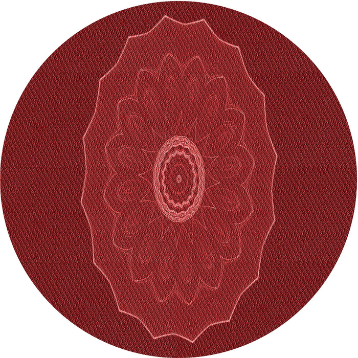 Square Machine Washable Transitional Red Rug in a Living Room, wshpat472rd