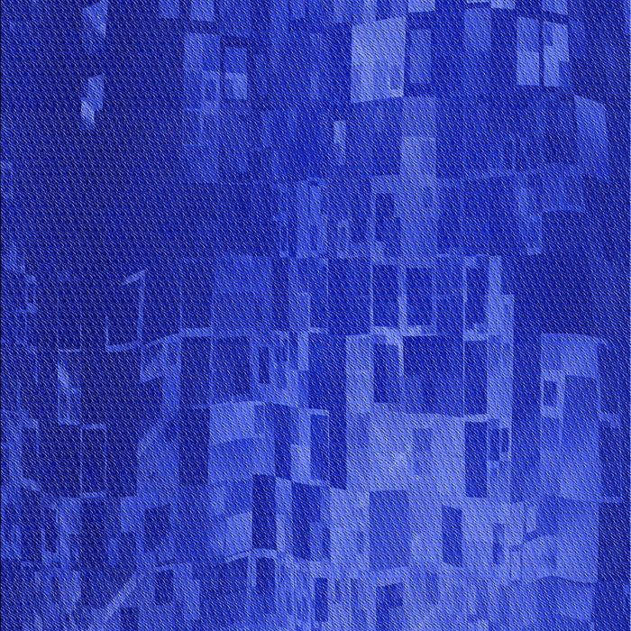 Patterned Bright Blue Rug, pat473blu