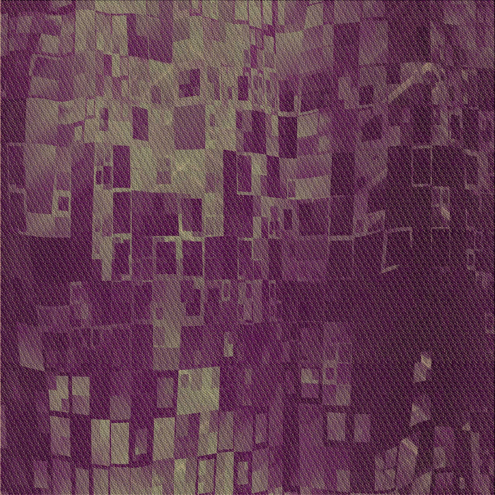 Round Patterned Mauve Taupe Purple Rug, pat473brn