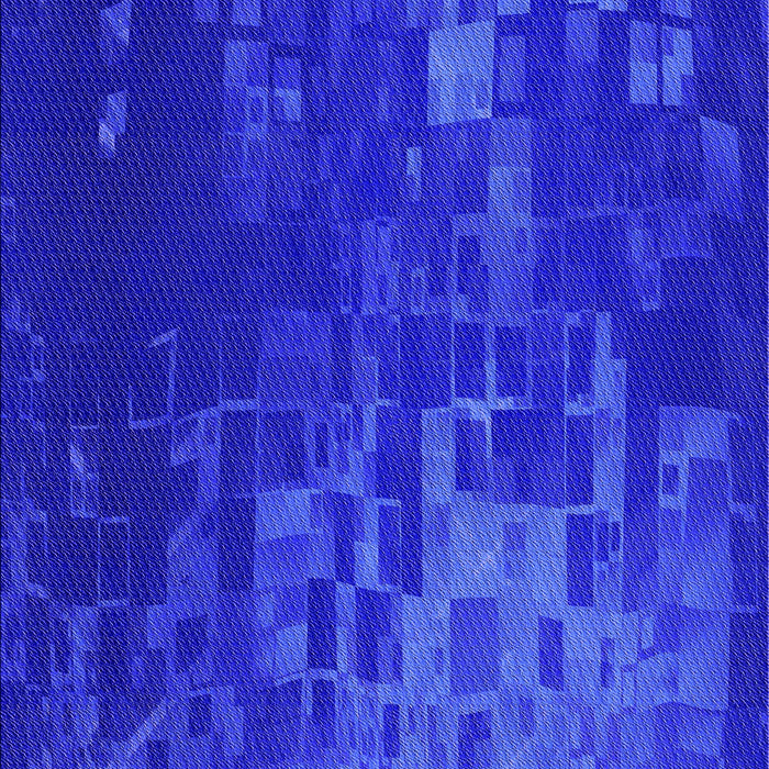 Patterned Bright Blue Rug, pat473pur