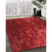 Machine Washable Transitional Red Rug in a Family Room, wshpat473rd