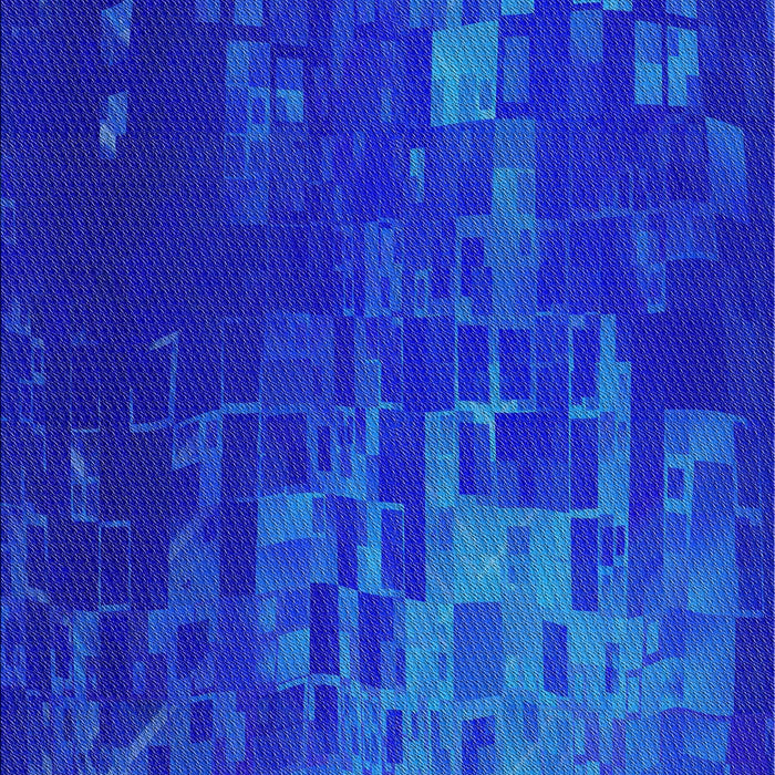 Patterned Blue Novelty Rug, pat473