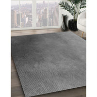 Patterned Gunmetal Gray Rug, pat474gry