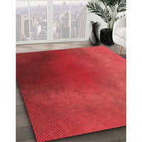 Patterned Red Rug, pat474rd