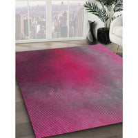 Patterned Pink Novelty Rug, pat474