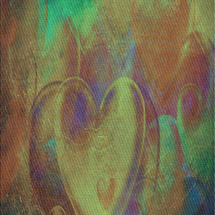 Patterned Green Rug, pat475lblu