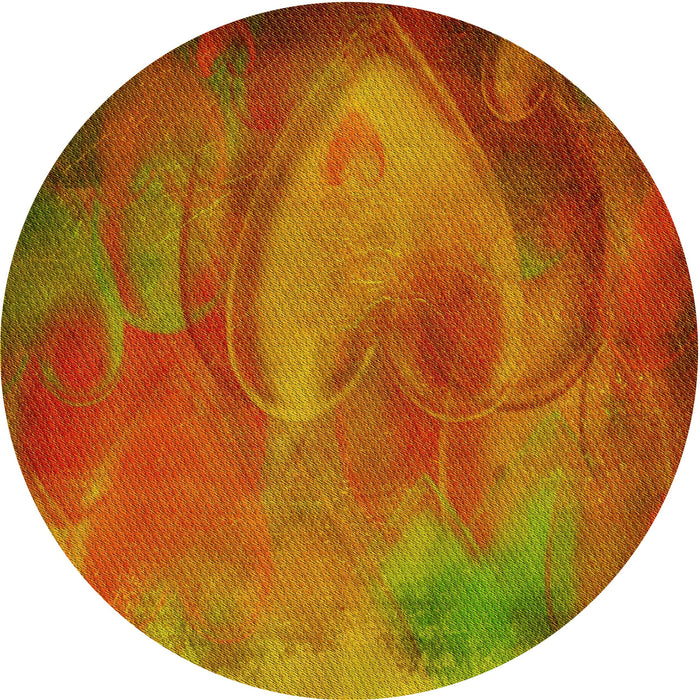 Square Machine Washable Transitional Red Rug in a Living Room, wshpat475yw