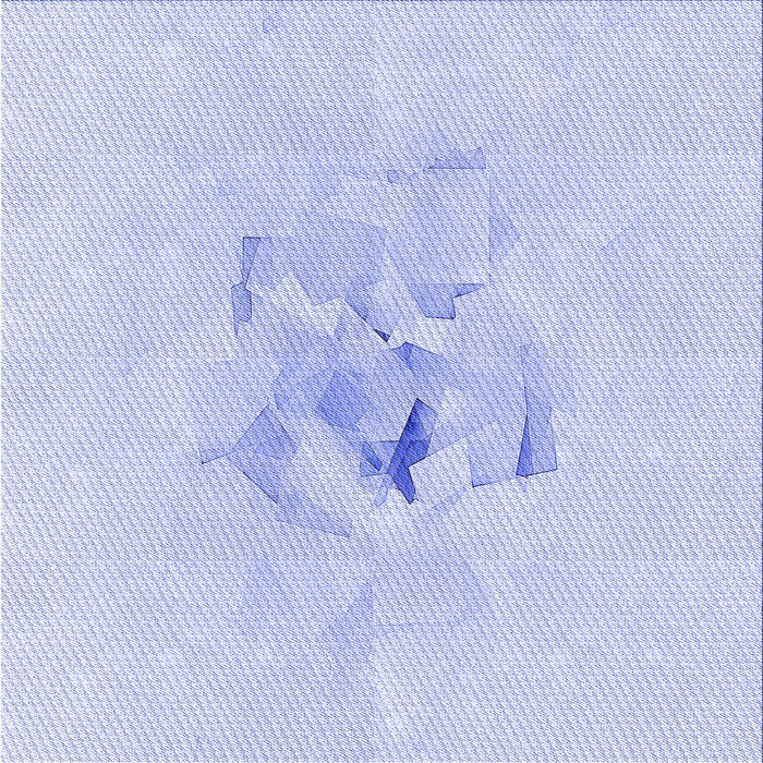 Round Patterned Lavender Blue Rug, pat476blu