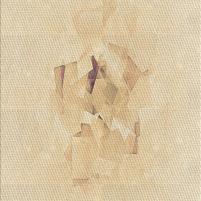 Patterned Golden Blonde Gold Rug, pat476brn