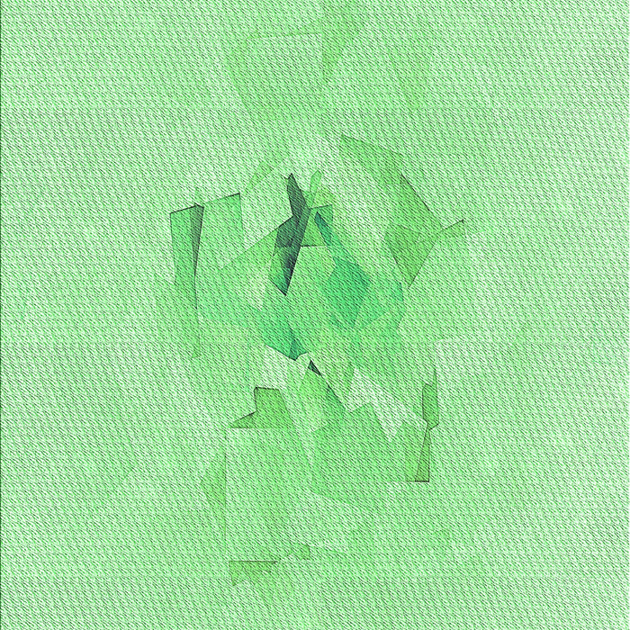 Patterned Green Rug, pat476grn