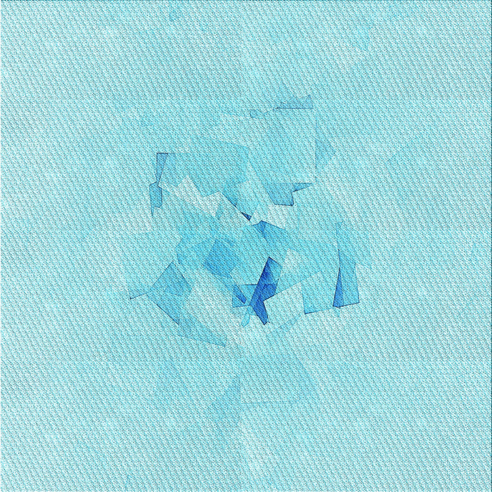 Round Patterned Diamond Blue Rug, pat476lblu