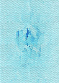 Machine Washable Transitional Diamond Blue Rug, wshpat476lblu