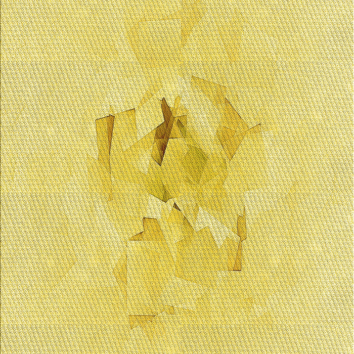 Patterned Golden Brown Yellow Rug, pat476yw