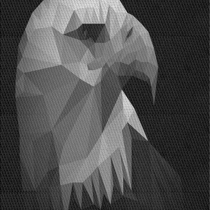 Patterned Smokey Gray Rug, pat477gry