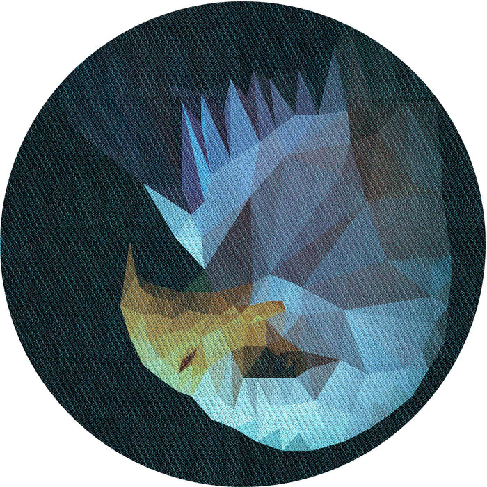 Square Machine Washable Transitional Aquamarine Stone Green Rug in a Living Room, wshpat477lblu