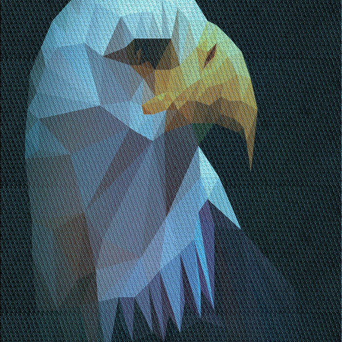 Patterned Aquamarine Stone Green Rug, pat477lblu