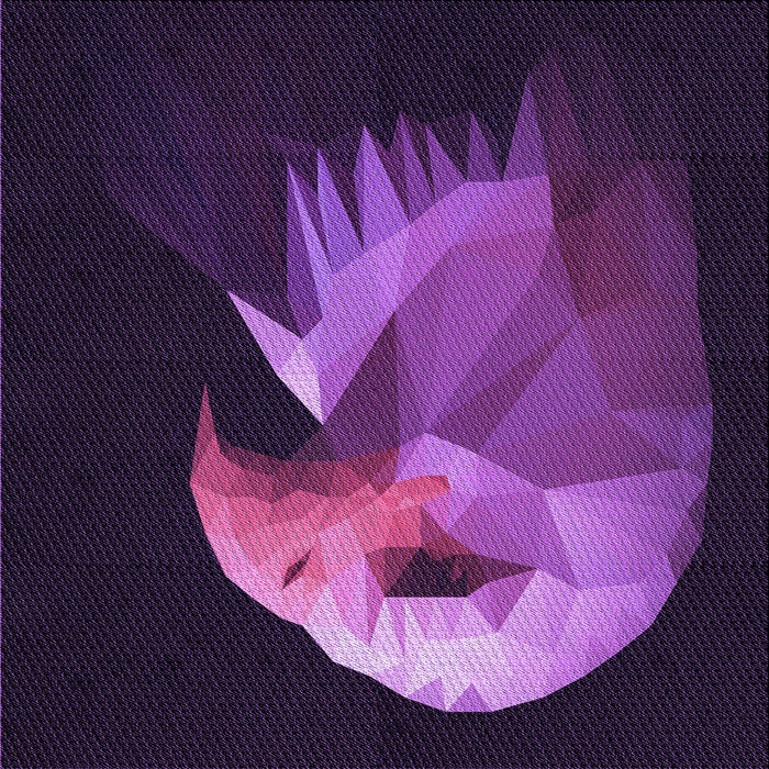 Round Patterned Dark Orchid Purple Rug, pat477pur