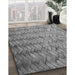 Machine Washable Transitional Ash Gray Rug in a Family Room, wshpat478gry