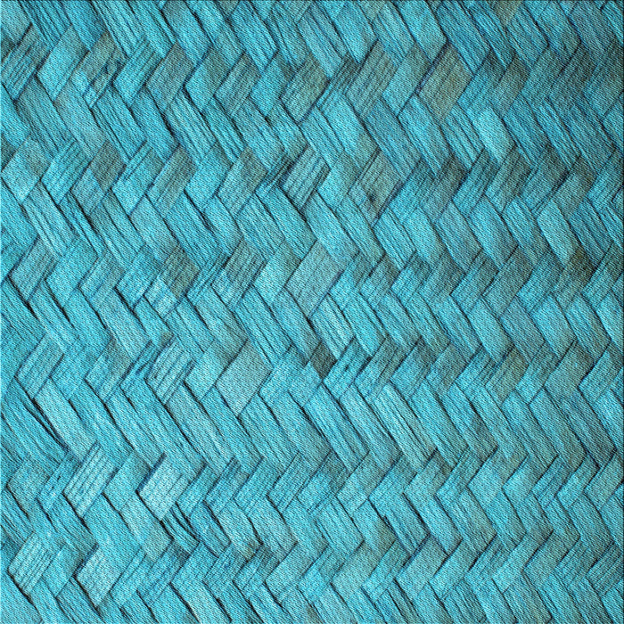 Round Machine Washable Transitional Dark Cyan Green Rug, wshpat478lblu