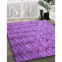 Patterned Purple Rug, pat478pur