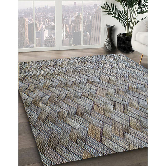 Machine Washable Transitional Gray Rug in a Family Room, wshpat478