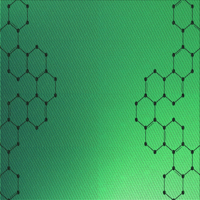 Round Patterned Neon Green Rug, pat479grn