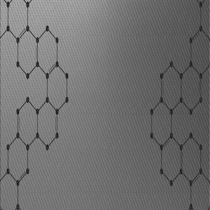 Patterned Gunmetal Gray Rug, pat479gry