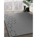 Machine Washable Transitional Gunmetal Gray Rug in a Family Room, wshpat479gry