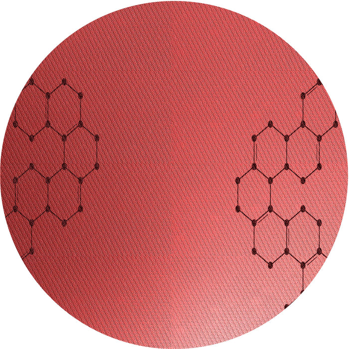 Square Machine Washable Transitional Red Rug in a Living Room, wshpat479rd