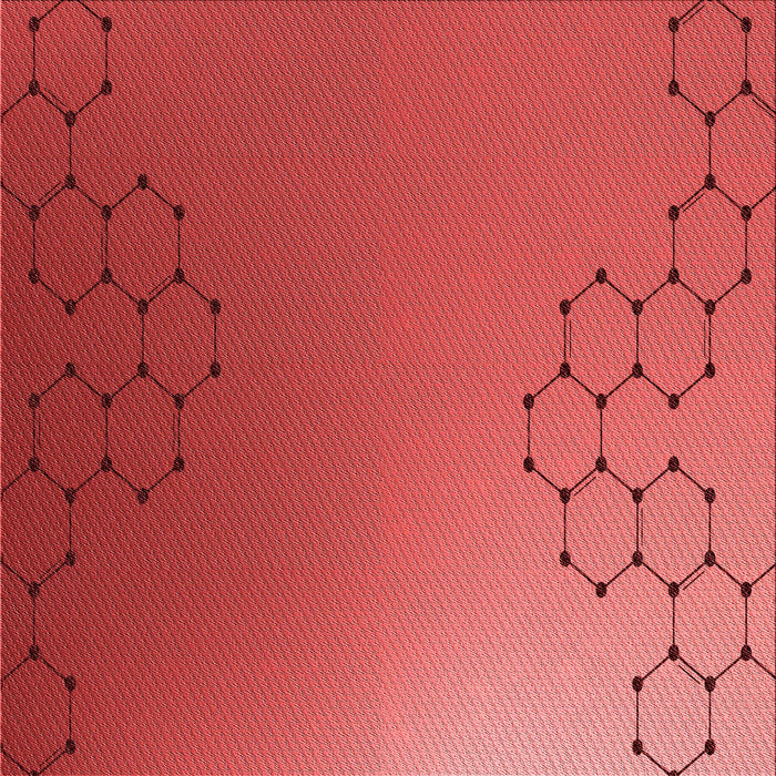 Round Patterned Red Rug, pat479rd