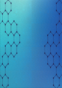 Patterned Bright Turquoise Blue Novelty Rug, pat479