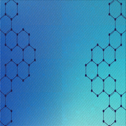 Square Patterned Bright Turquoise Blue Novelty Rug, pat479