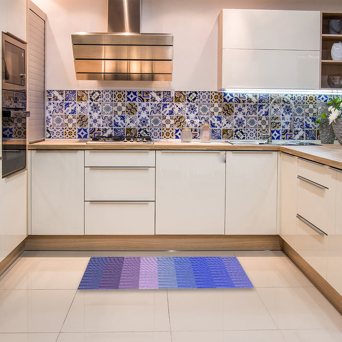 Machine Washable Transitional Purple Rug in a Washing Machine, wshpat48blu