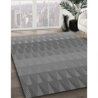 Patterned Carbon Gray Rug, pat48gry