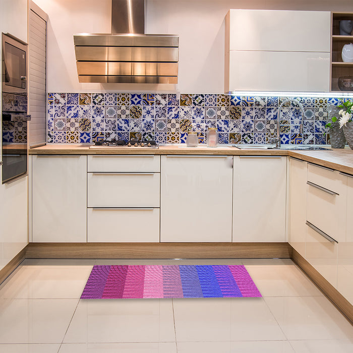 Machine Washable Transitional Purple Rug in a Washing Machine, wshpat48pur