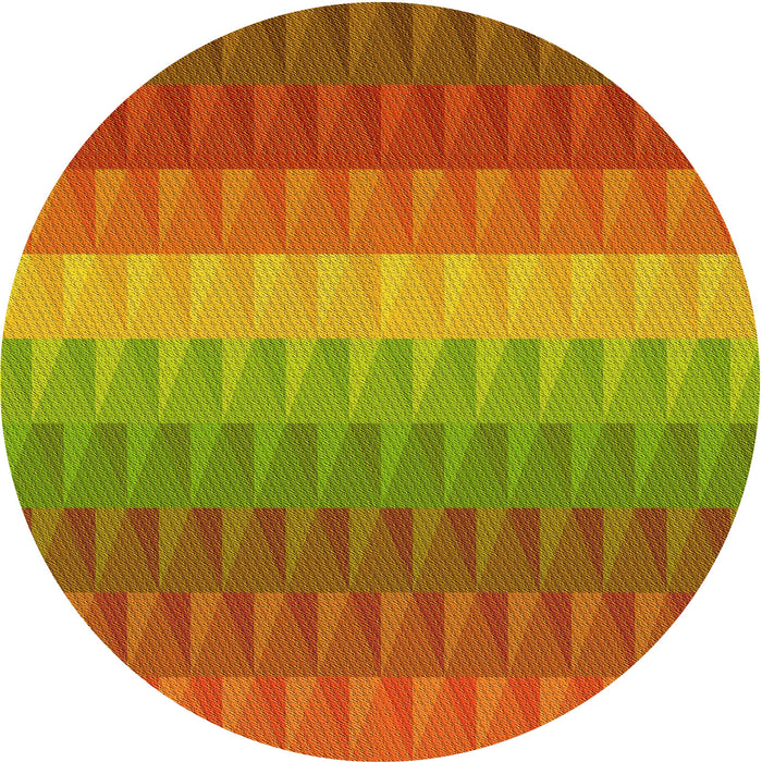 Square Patterned Brown Rug, pat48yw