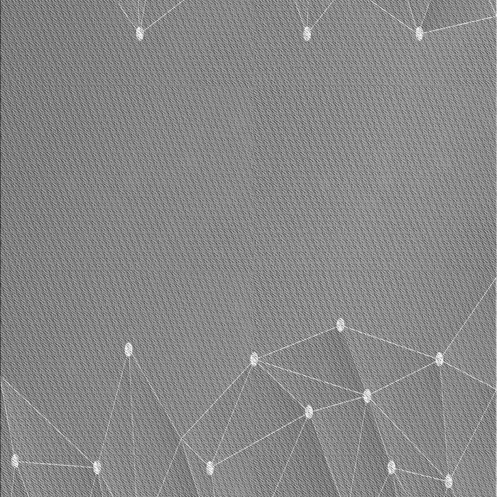 Machine Washable Transitional Dark Gray Rug, wshpat480gry