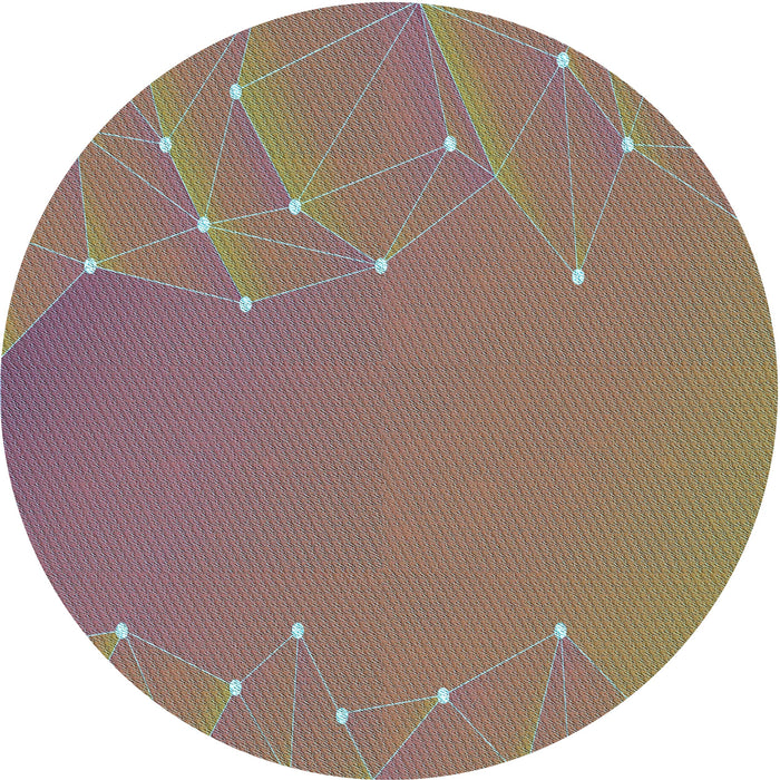 Square Patterned Sienna Brown Rug, pat480lblu