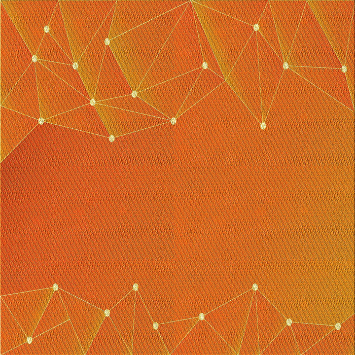 Round Machine Washable Transitional Neon Orange Rug, wshpat480yw