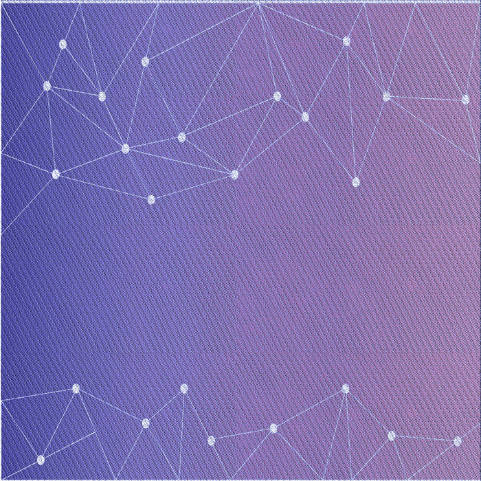 Round Patterned Slate Blue Rug, pat481blu