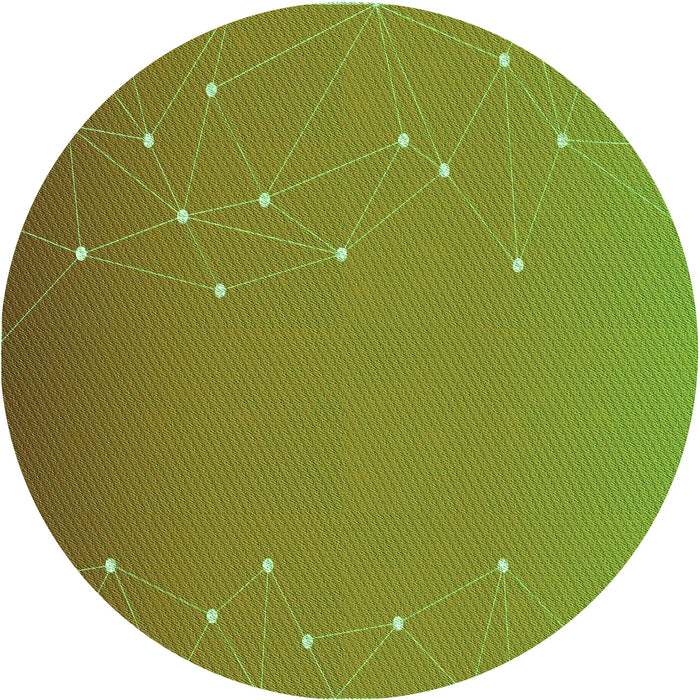 Square Patterned Pistachio Green Rug, pat481grn