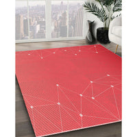 Patterned Red Rug, pat481rd